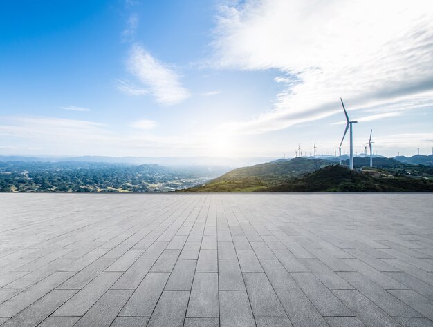 Windmill landscape