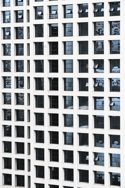 建物の窓パターンのテクスチャ