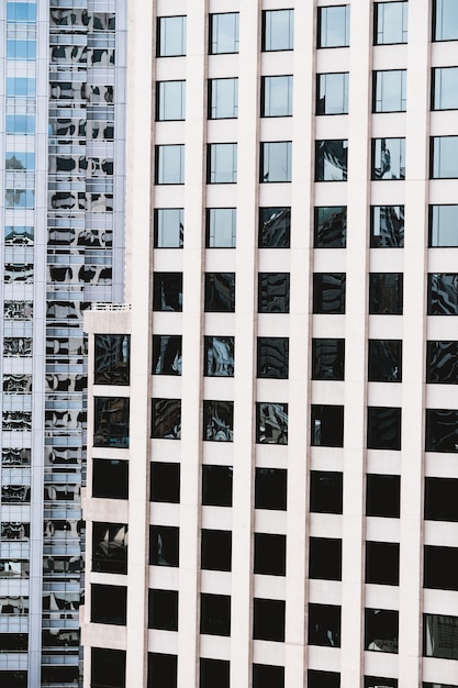 Window pattern textures of building