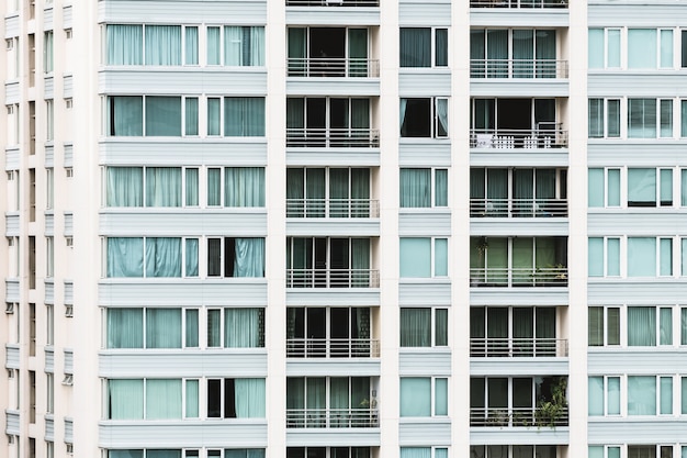 Window pattern textures of building