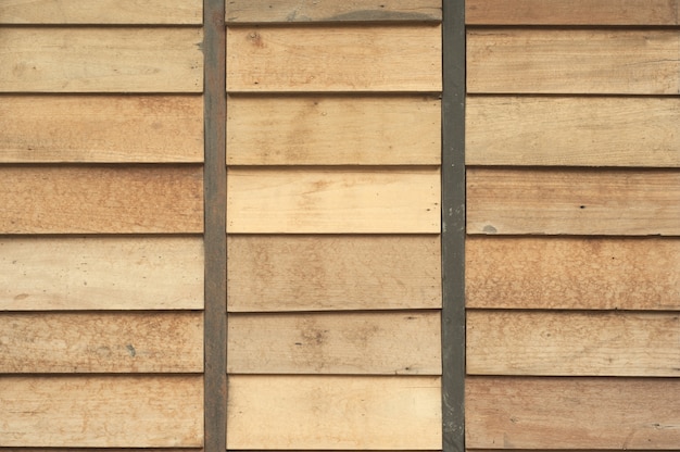 Window with wooden planks