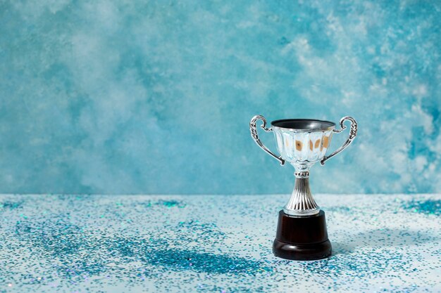 Winner concept with cup prize