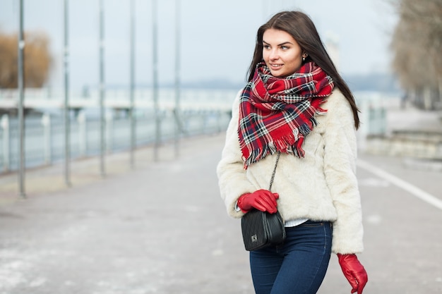 winter beautiful fashion young coat