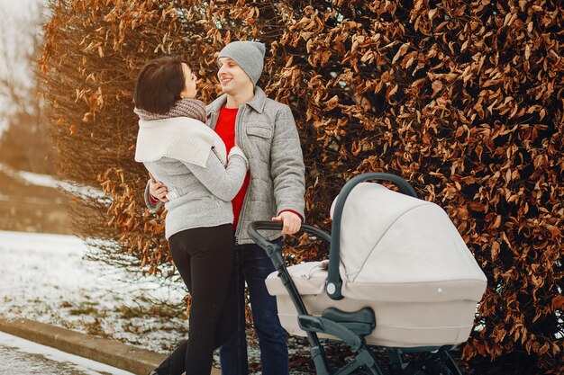 Famiglia d'inverno