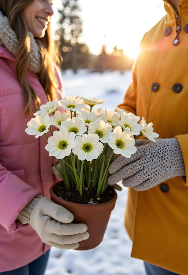 Free Photo winter romance