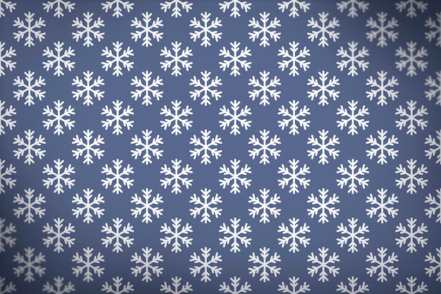 Free photo winter snowflakes shapes pattern