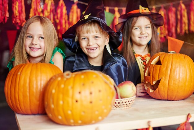 Witch, Pumpkin and Wizard- they look cute