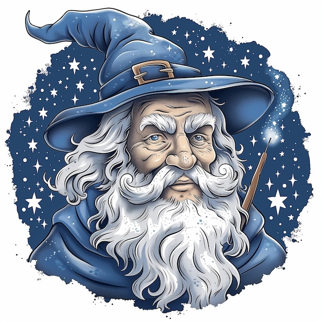 wizard cartoon illustration