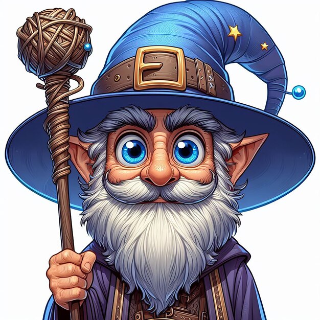 wizard cartoon illustration