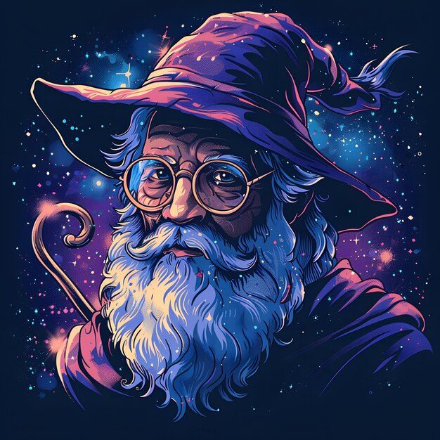 wizard cartoon illustration