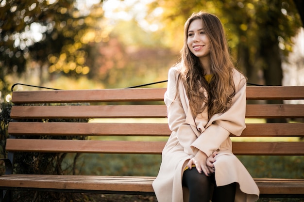 Woman on the bench