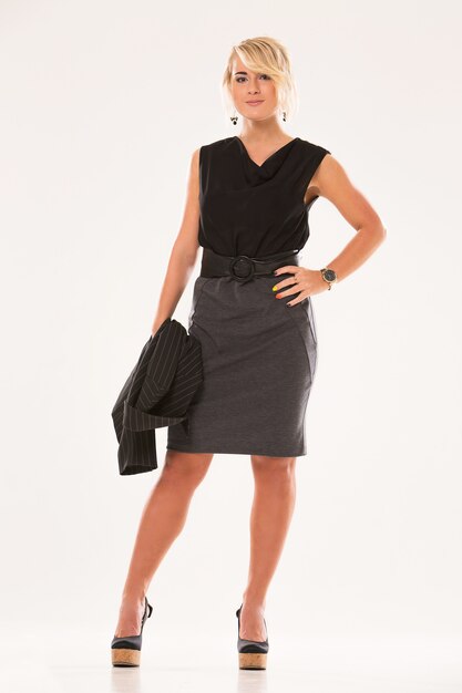Woman in business outfit
