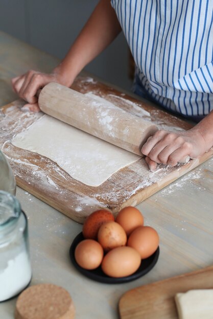 Woman cooking