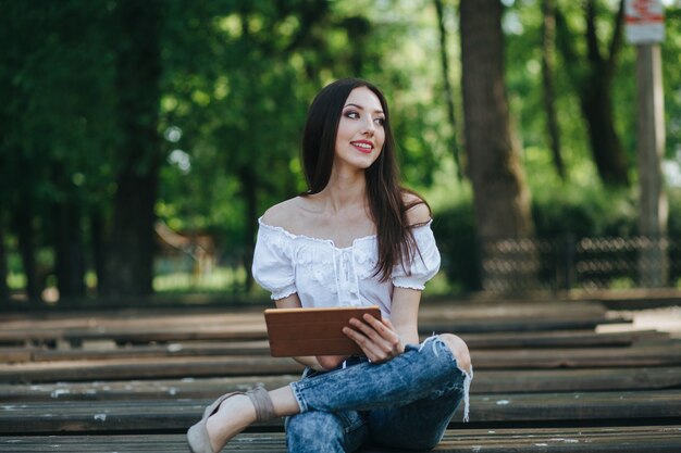 woman cute face hair adult