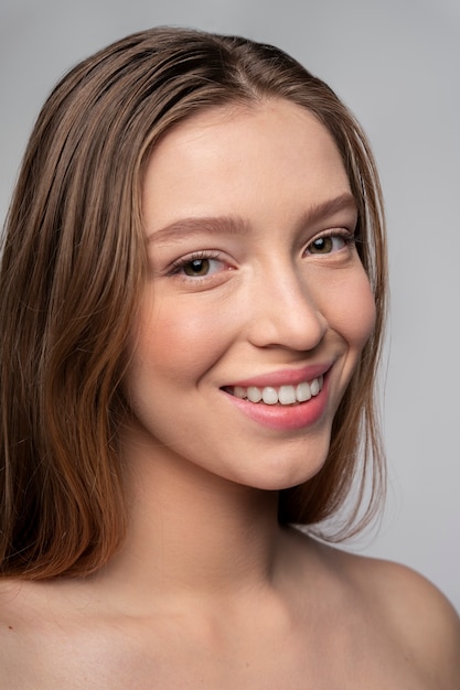 Woman doing beauty and care treatments