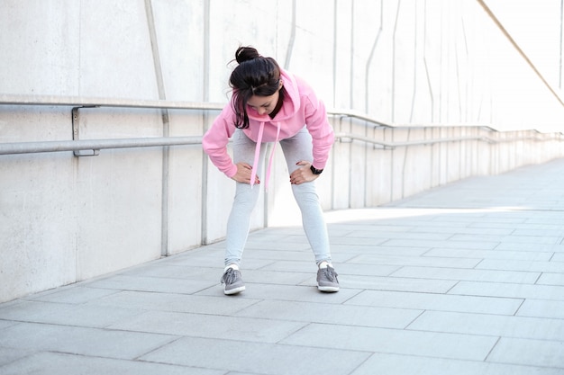 woman doing Sports outdoor