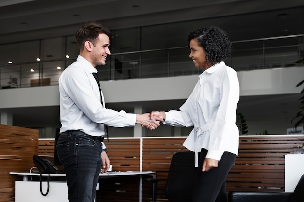 Woman enjoying her financially independence while buying car