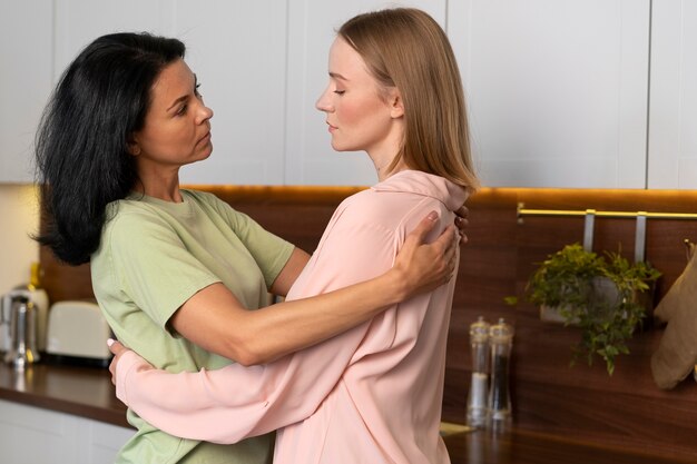 Woman going through abortion process