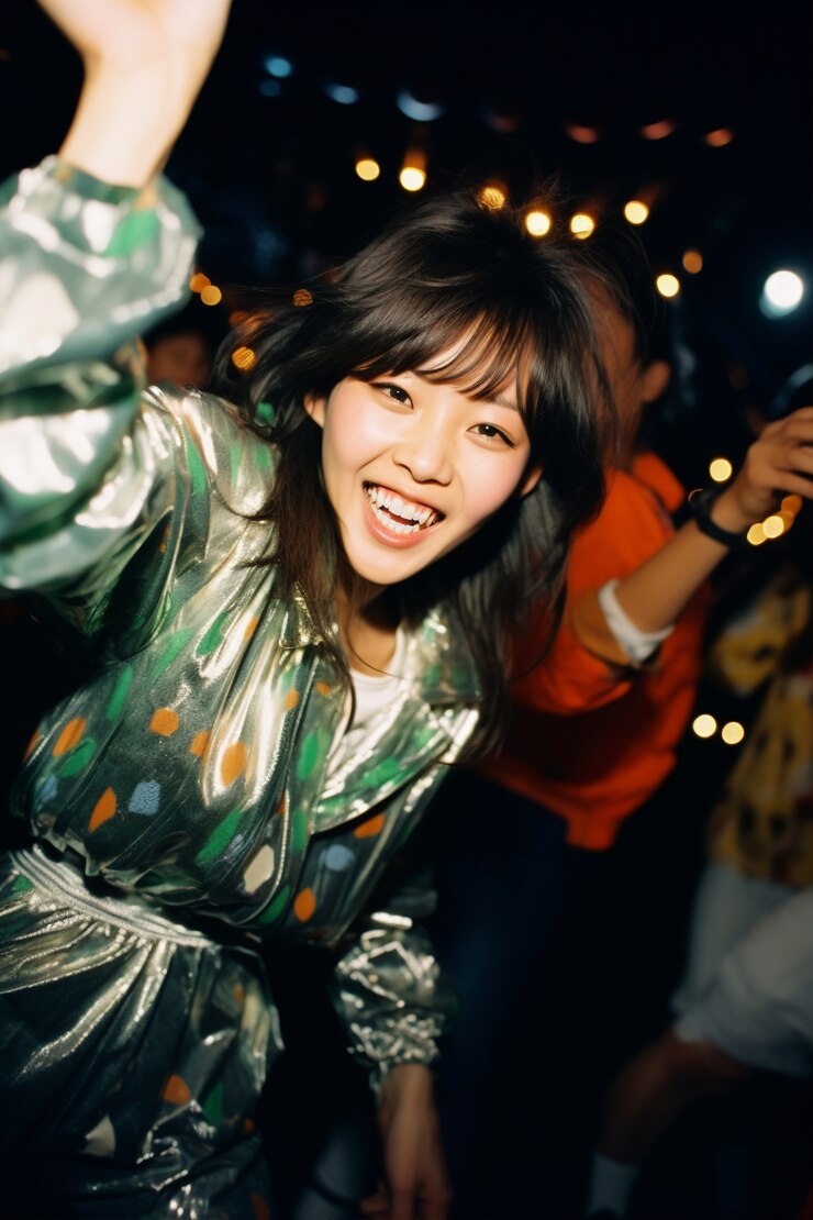 무료 Photo 클럽에서 웃는 여자