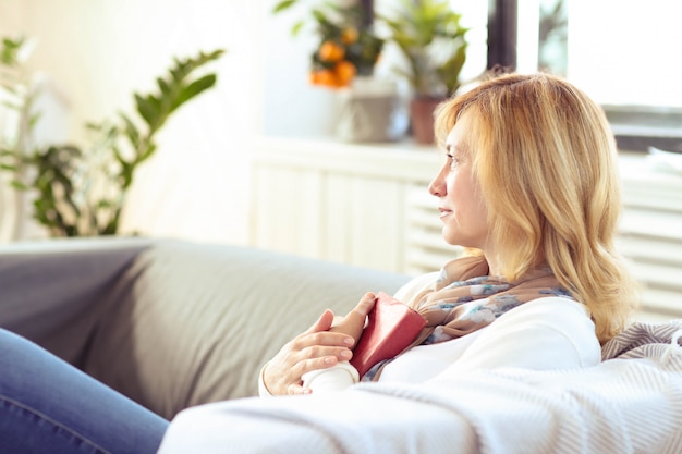 Woman at home