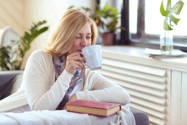 Woman at home