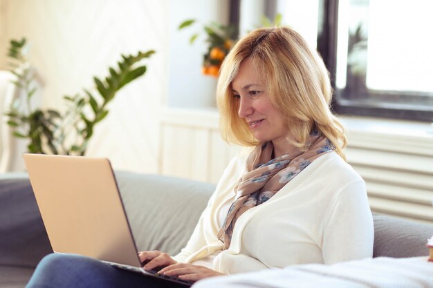 Woman at home