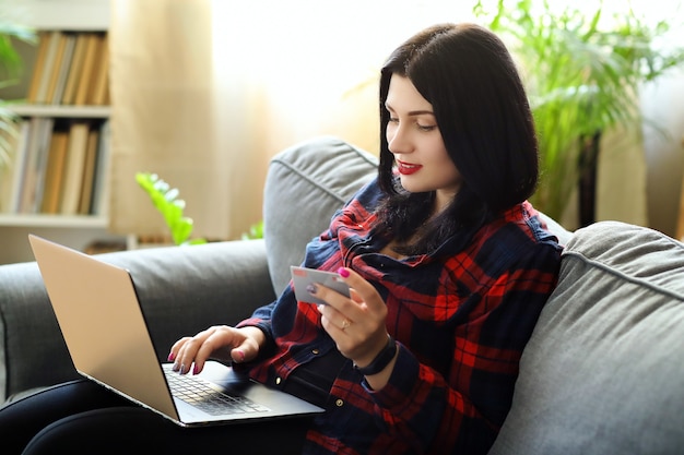 Woman at home