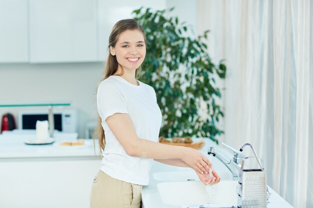 Woman in the kitchen