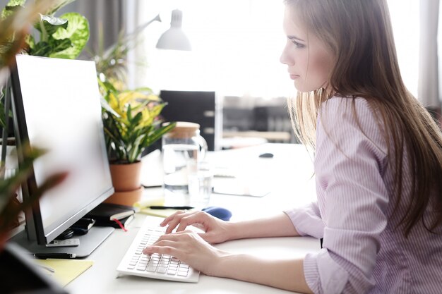 Woman in the office