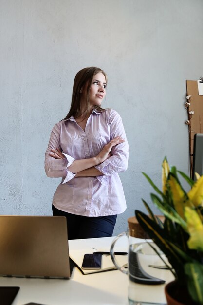 Woman in the office