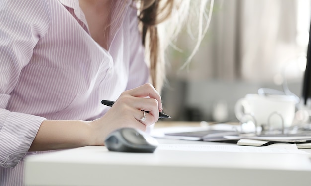 Woman in the office