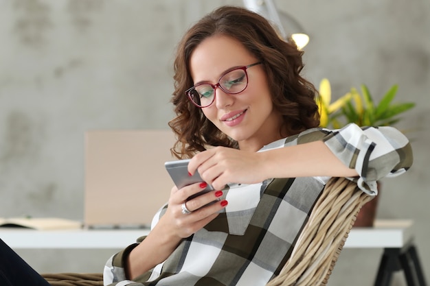 Woman in the office