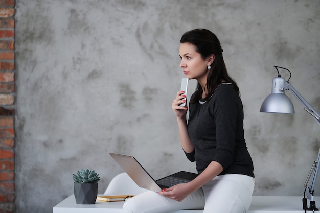 Woman at office