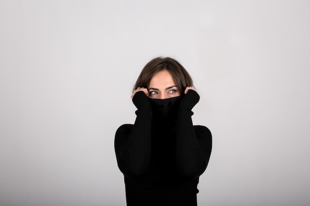 Woman portrait isolated