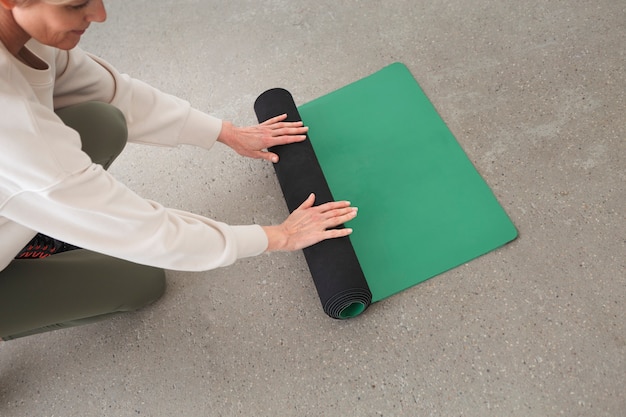 Tappetino da yoga per donna