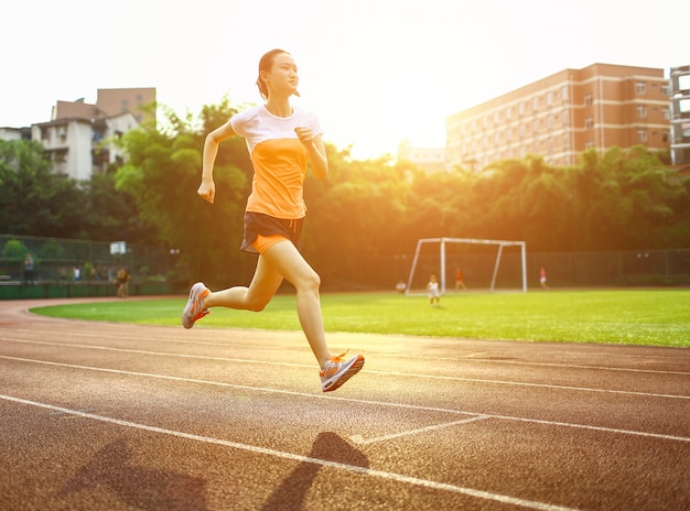 Woman running