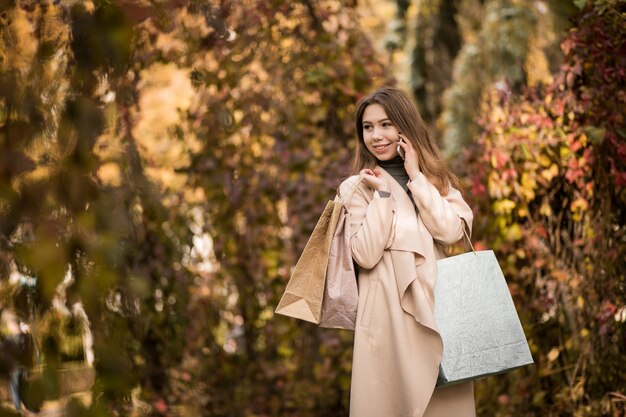 Woman shopping