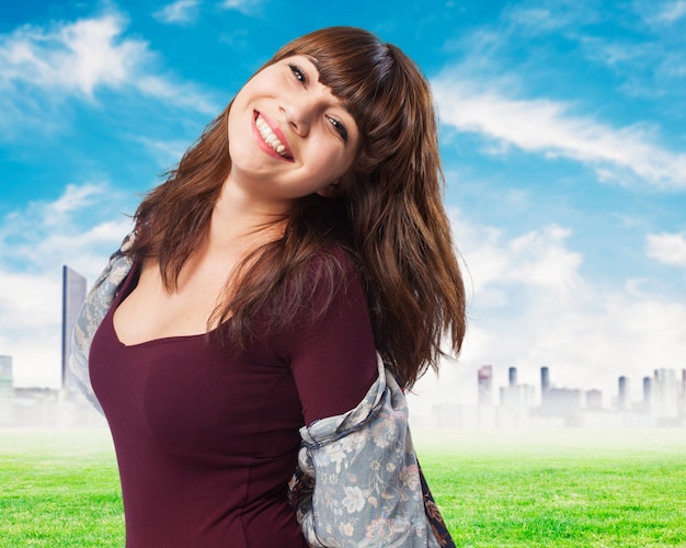 Free photo woman smiling isolated