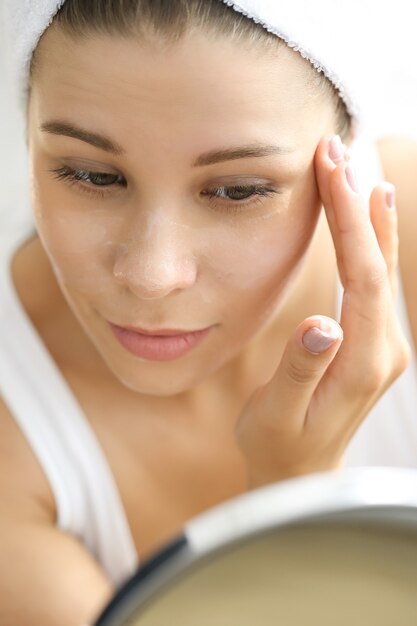 Woman in spa