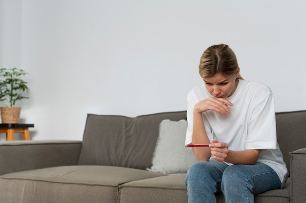 woman suffering from infertility