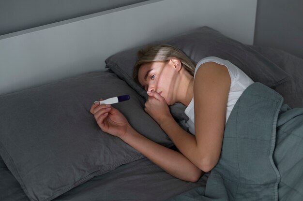 woman suffering from infertility