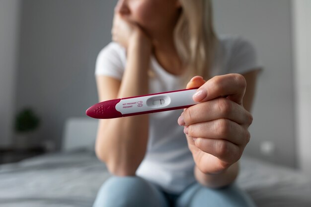 woman suffering from infertility