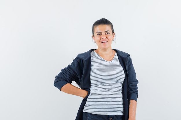 Woman in t-shirt