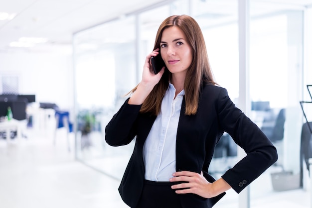 Woman talking on her mobile