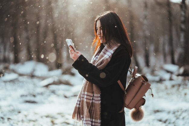 Woman talking on mobile phone