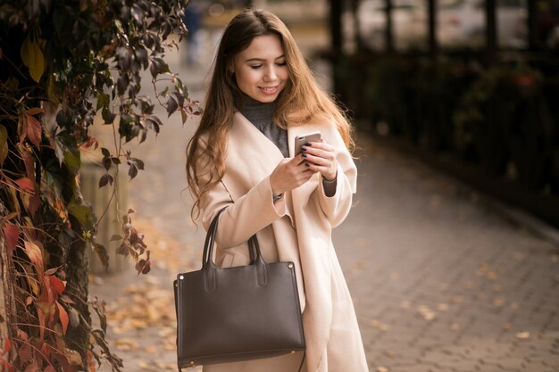 Woman with phone