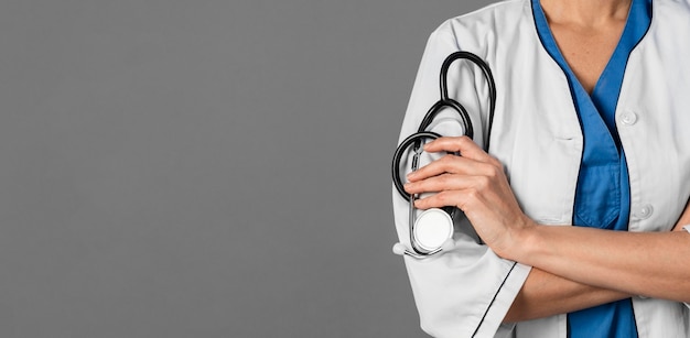 Woman working as doctor