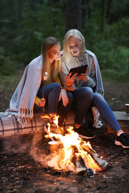 Women in the forest