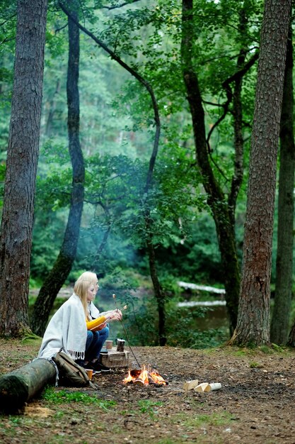 Women in the forest