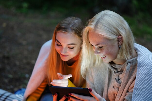 Women in the forest